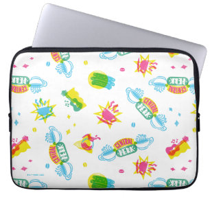 FRIENDS™ Central Perk Neon Pattern Laptop Sleeve