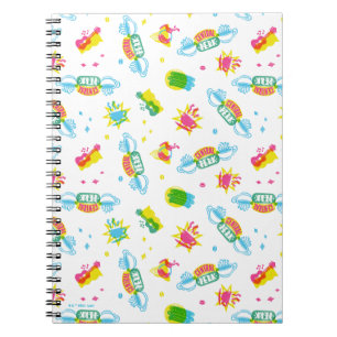 FRIENDS™   Central Perk Neon Pattern Notebook