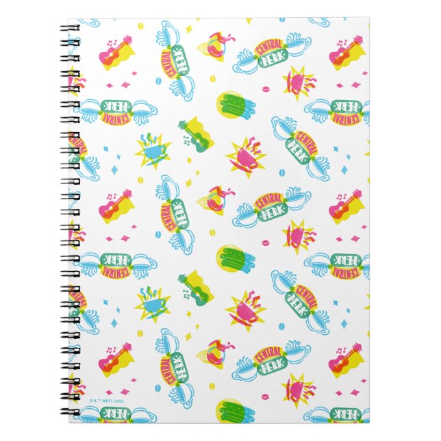 FRIENDS™ | Central Perk Neon Pattern Notebook (Front)