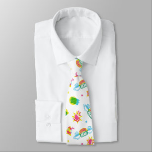 FRIENDS™   Central Perk Neon Pattern Tie
