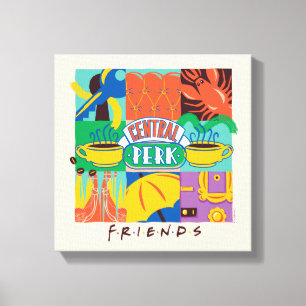 FRIENDS™ Central Perk Vibrant Graphic Canvas Print