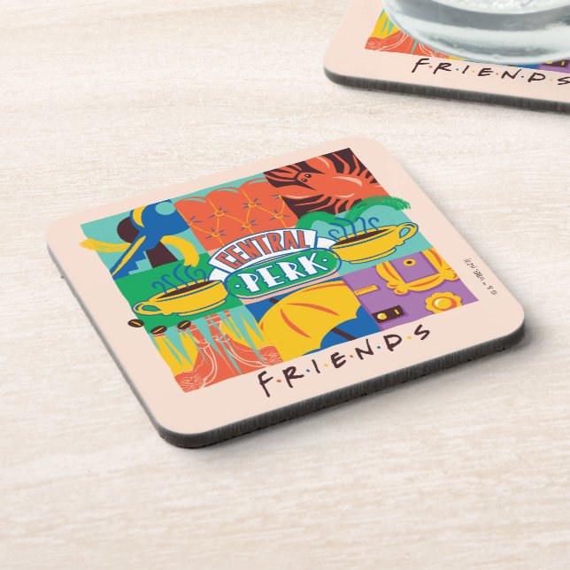 FRIENDS™ | Central Perk Vibrant Graphic Coaster (Left Side)