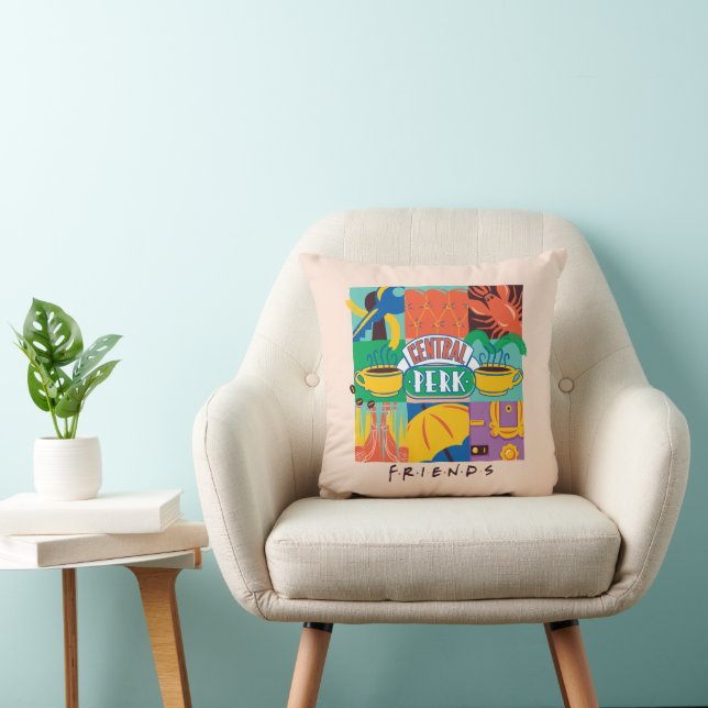 FRIENDS™ | Central Perk Vibrant Graphic Cushion (Chair)