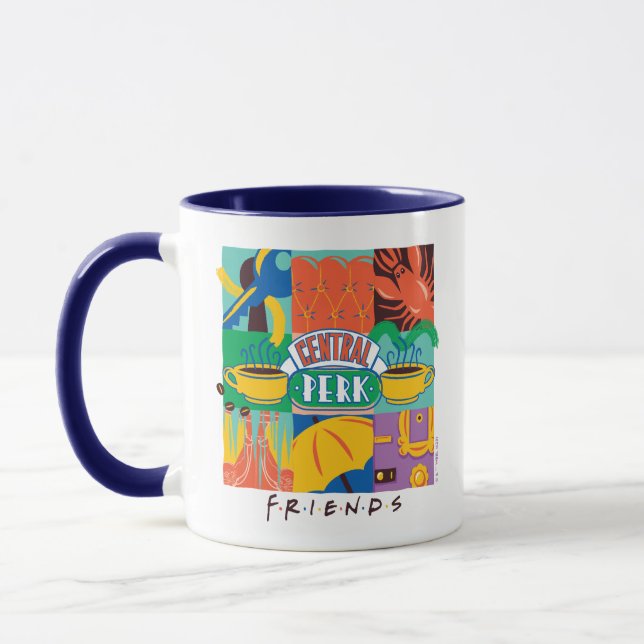 FRIENDS™ | Central Perk Vibrant Graphic Mug (Left)