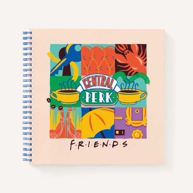FRIENDS™ | Central Perk Vibrant Graphic Notebook (Front)