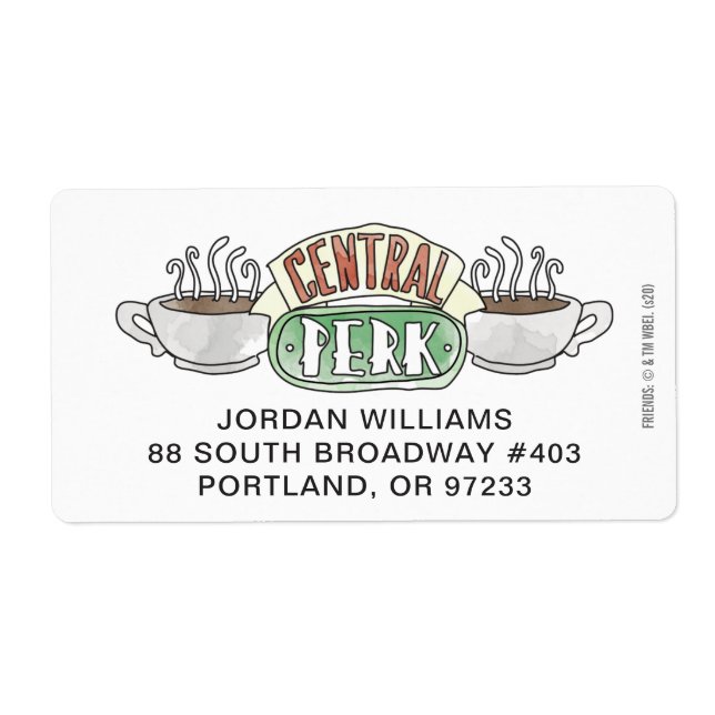 FRIENDS™ | Central Perk Watercolor Logo (Front)