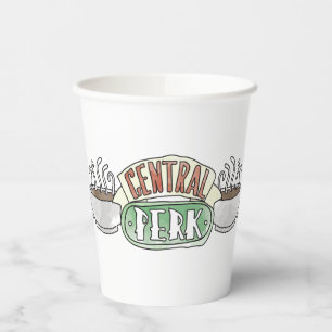 FRIENDS™ Central Perk Watercolor Logo Paper Cups