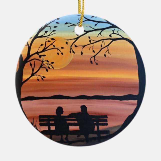 Friends Ceramic Tree Decoration (Front)