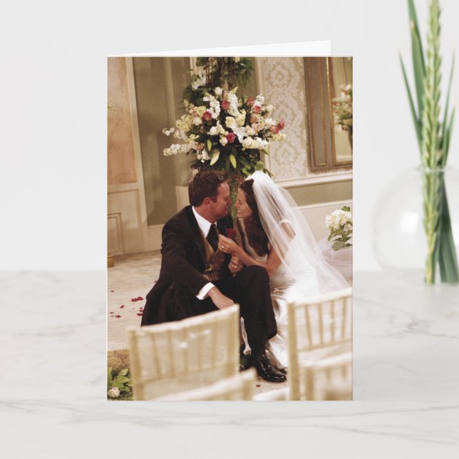 FRIENDS™ | Chandler & Monica Married Card (Front)