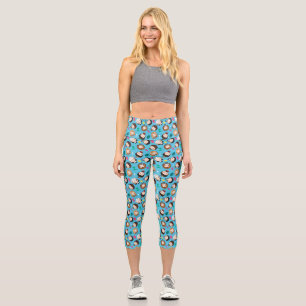 FRIENDS™ Character Chibi Pattern Capri Leggings