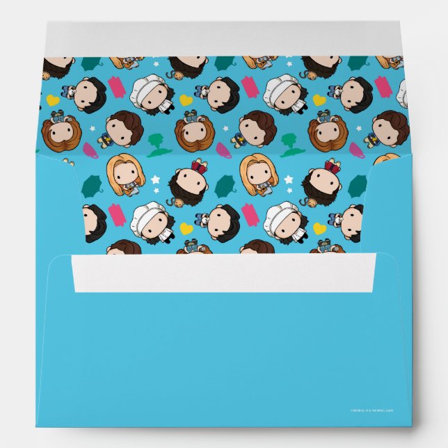 FRIENDS™ | Character Chibi Pattern Envelope (Back (Bottom))