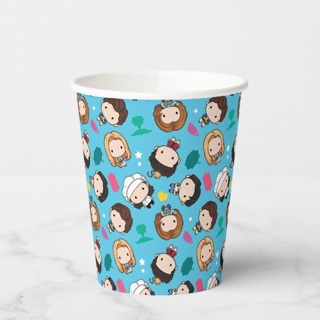 FRIENDS™ | Character Chibi Pattern Paper Cups (Left)