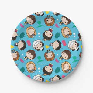 FRIENDS™   Character Chibi Pattern Paper Plate