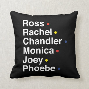 FRIENDS™ Character Names Cushion