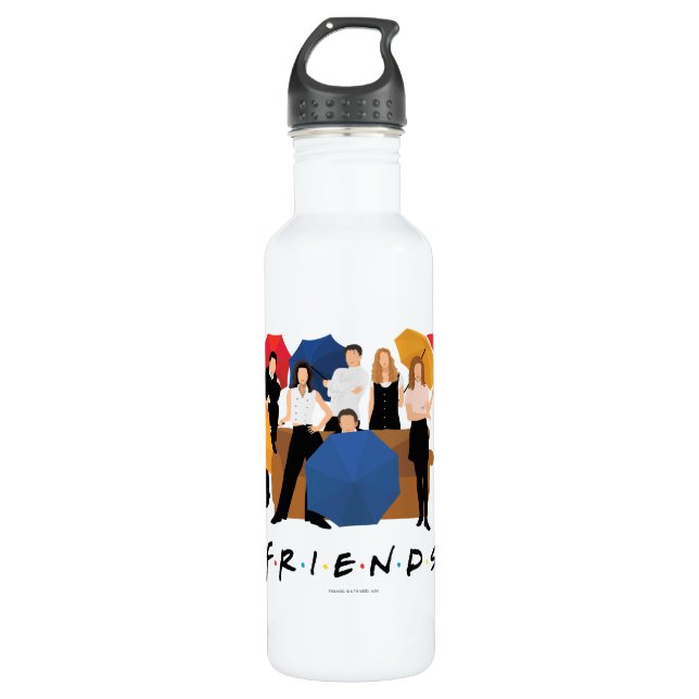 FRIENDS™ Character Silhouette 710 Ml Water Bottle (Front)