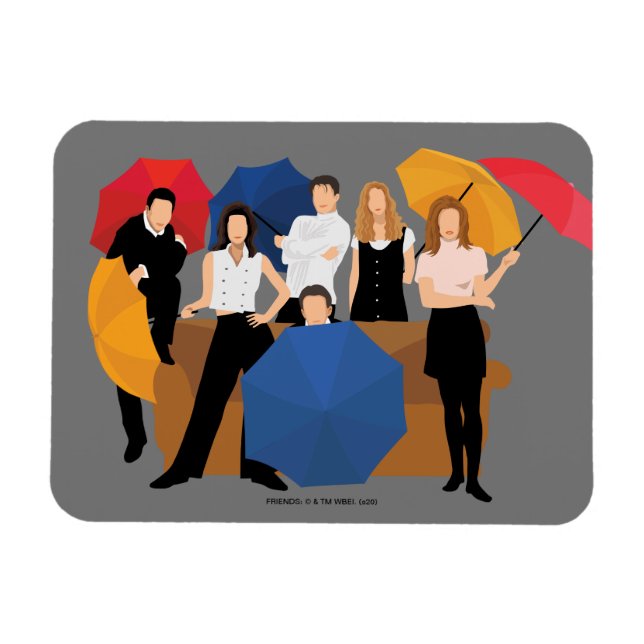FRIENDS™ Character Silhouette Magnet (Horizontal)
