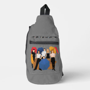 FRIENDS™ Character Silhouette Sling Bag