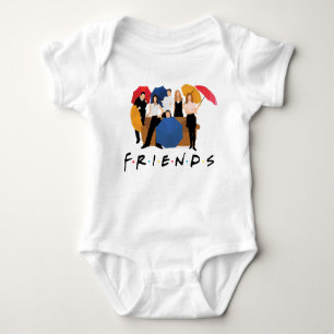 FRIENDS™ Character Silhouette T-Shirt Baby Bodysuit