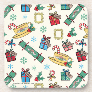 FRIENDS™   Christmas Icon Pattern Coaster