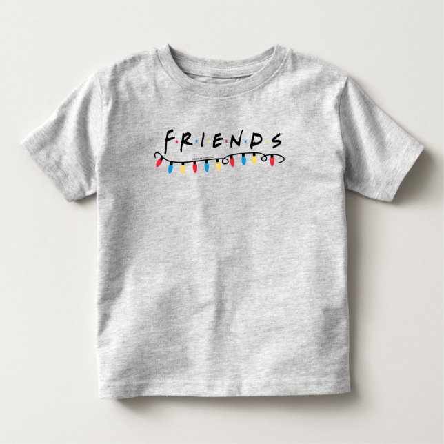 FRIENDS™ | Christmas Lights Logo Toddler T-Shirt (Front)