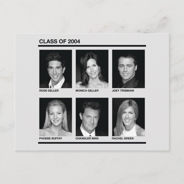 FRIENDS™ | Class of 2004 Invitation Postcard (Front)
