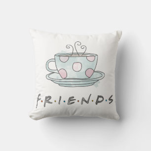 FRIENDS™ Coffee Mug Watercolor Cushion