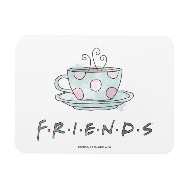 FRIENDS™ | Coffee Mug Watercolor Magnet (Horizontal)