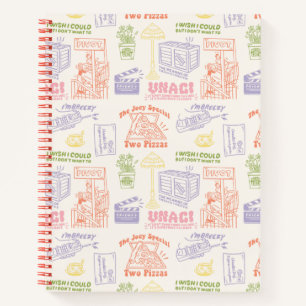 FRIENDS™ Colorful Quotes Pattern Notebook