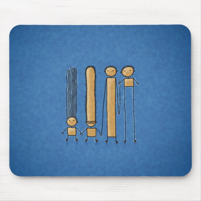 Friends (Colour 2) Mouse Pad (Front)