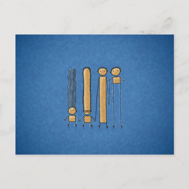 Friends (Colour 2) Postcard (Front)