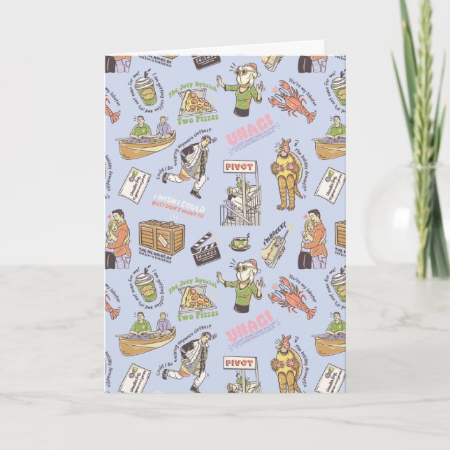 FRIENDS™ Colourful Cartoon Pattern Card (Front)