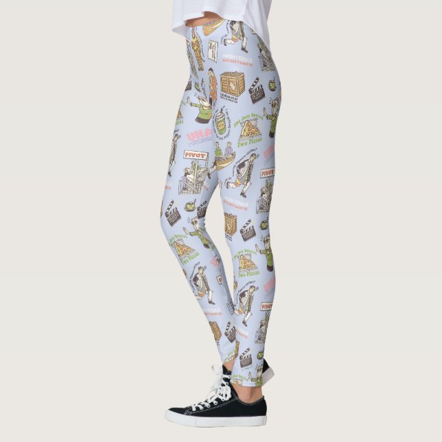 FRIENDS™ Colourful Cartoon Pattern Leggings (Left)
