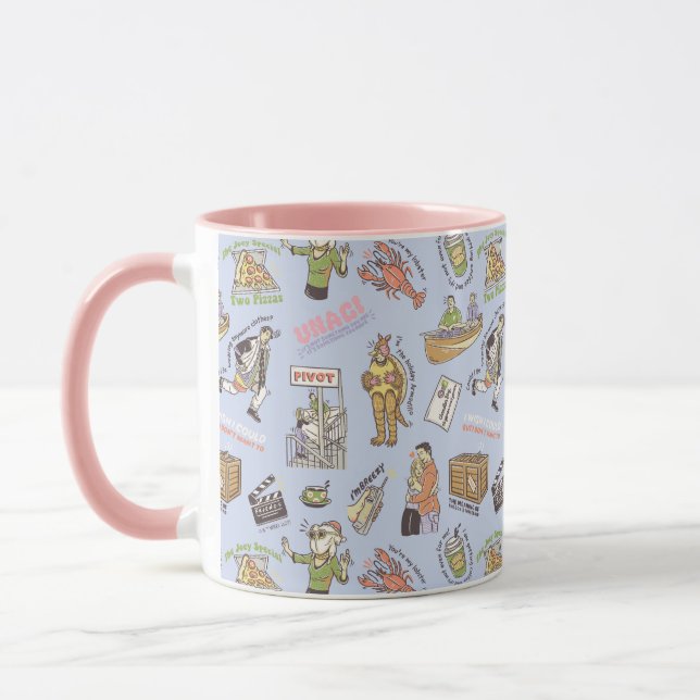 FRIENDS™ Colourful Cartoon Pattern Mug (Left)