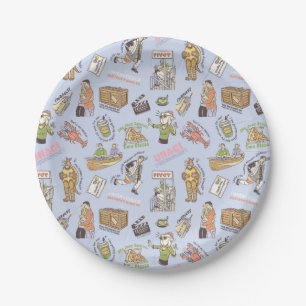 FRIENDS™ Colourful Cartoon Pattern Paper Plate