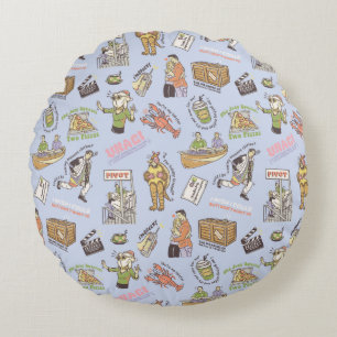 FRIENDS™ Colourful Cartoon Pattern Round Cushion
