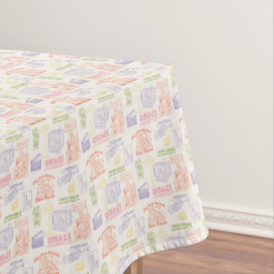 FRIENDS™ Colourful Quotes Pattern Tablecloth