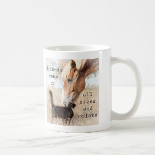 Friends come in all sizes and colours coffee mug