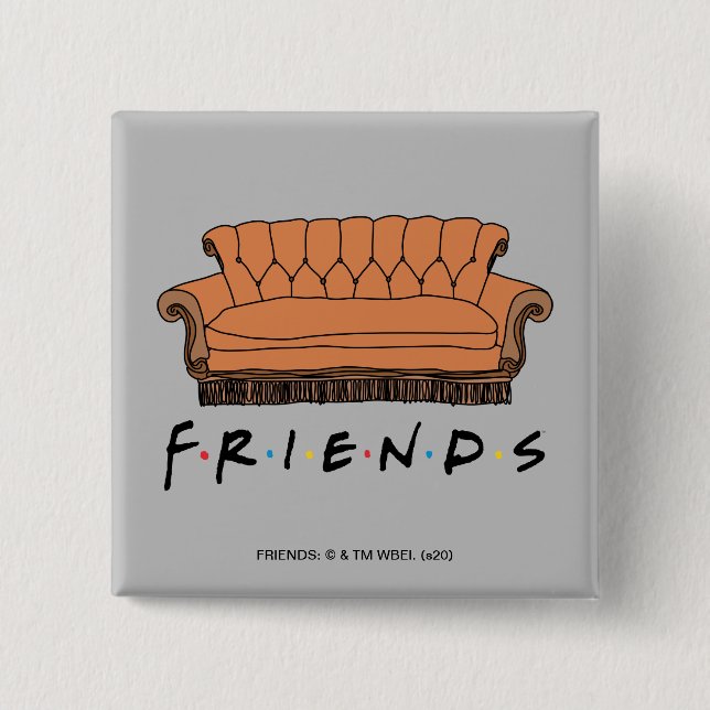 FRIENDS™ Couch 15 Cm Square Badge (Front)