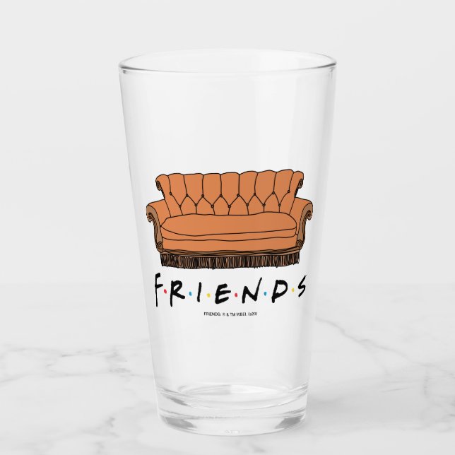 FRIENDS™ Couch Glass (Front)