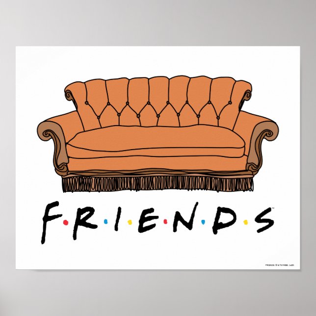 FRIENDS™ Couch Poster (Front)