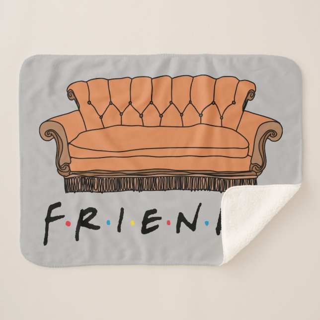 FRIENDS™ Couch Sherpa Blanket (Front (Horizontal))