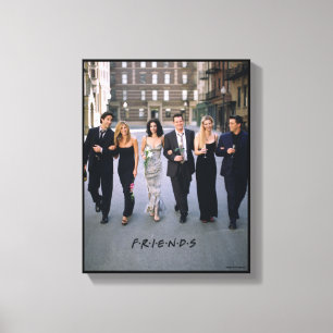 FRIENDS™ Couples In Formal Wear Canvas Print
