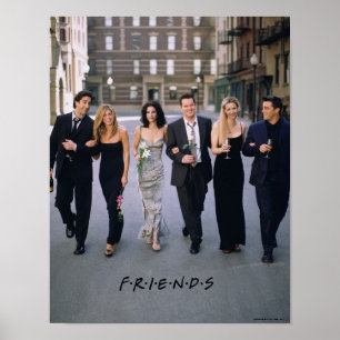 FRIENDS™   Couples In Formal Wear Poster