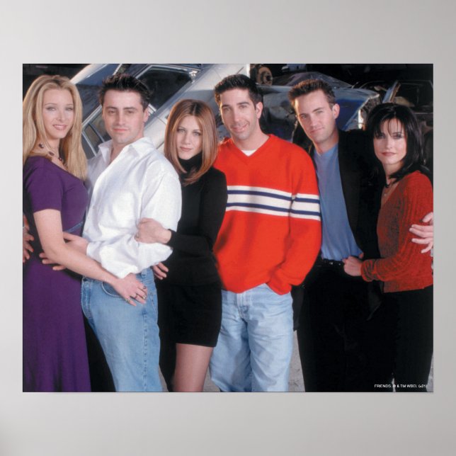 FRIENDS™ | Couples in Street Clothes Poster (Front)
