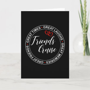Friends Cruise 2026 Vacation Trip Cruising Friends Card