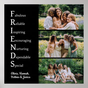 FRIENDS Custom Photo Poster