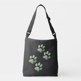 Friends dog sparkle light green crossbody bag