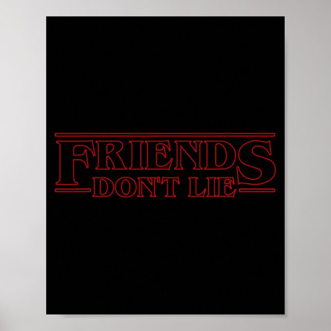 Friends Don't Lie  Poster (Front)