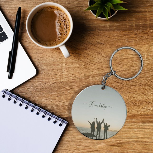  Friends during sunset monogram keychain (Friends during sunset monogram keychain)