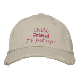 Friends embroidered hat